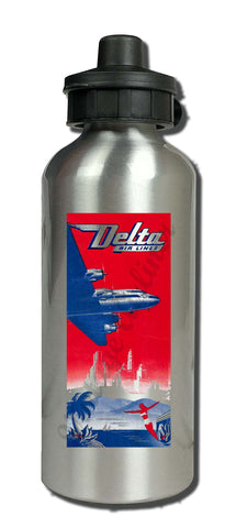 Delta Airlines Aluminum Water Bottle
