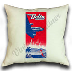 Delta Airlines Pillow Case Cover