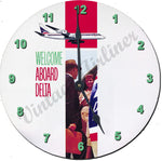 Delta Airlines Wall Clock