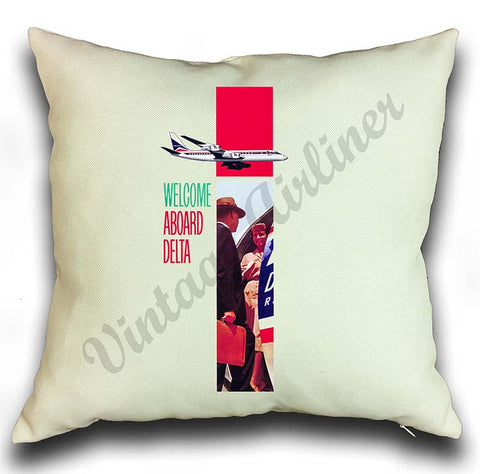Delta Airlines Pillow Case Cover