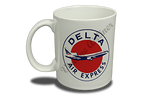 Delta Air Lines Delta Air Express Bag Sticker  Coffee Mug