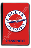 Delta Air Lines Delta Air Express Bag Sticker Passport Case
