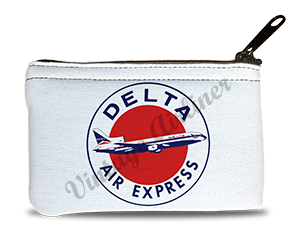 Delta Air Lines Delta Air Express Rectangular Coin Purse