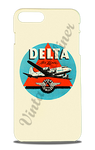 Delta Air Lines 1950's Light Blue DC-6 Bag Sticker Phone Case