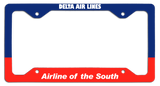 Delta Air Lines - Airline of the South - License Plate Frame
