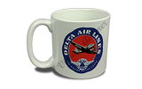 Delta Air Lines Vintage 1940's Bag Sticker  Coffee Mug