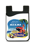 Delta Air Lines Miami Bag Sticker Logo Card Caddy