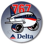 Delta Airlines 767 Magnets