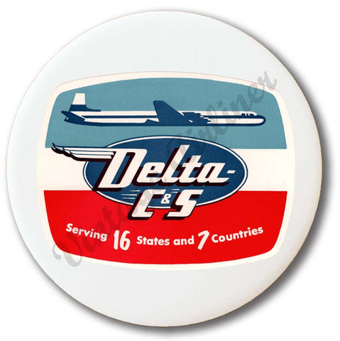 Delta Airlines Vintage Magnets