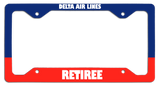 Delta Air Lines - Retiree - License Plate Frame