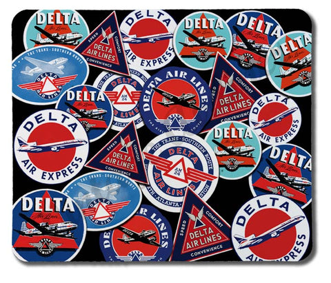 Delta Airline Collage Mousepad