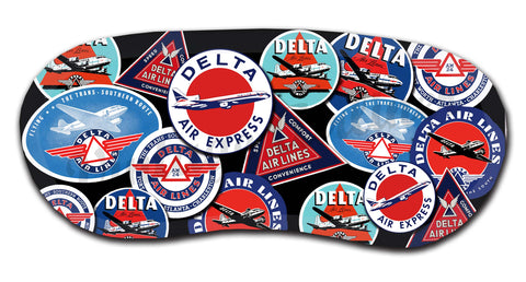 Delta Airline Collage Sleep Mask