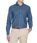 Air Cal Left Chest Long Sleeve Denim Shirt