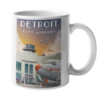 Detroit City Airport Coffee Mug