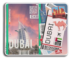 Ticket To Dubai Collage MousePad