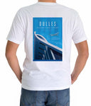 Washington Dulles Airport Poster T-shirt Version 2