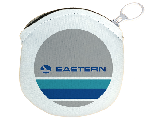 Eastern Air Lines 1980's Ticket Jacket Round Coin Purse