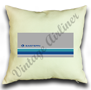Eastern Air Lines 1980's Ticket Jacket Linen Pillow Case Cover