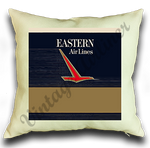 Eastern Air Lines 1930's Bag Sticker Linen Pillow Case Cover