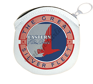 Eastern Airlines Great Silver Fleet Bag Sticker Round Coin Purse