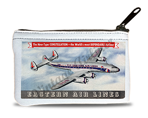 Eastern Airlines Vintage Connie Bag Sticker Rectangular Coin Purse