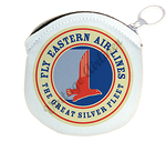 Eastern Airlines 1940's Great Silver Fleet Bag Sticker Round Coin Purse