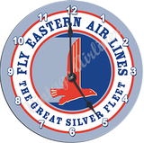 Eastern Air Lines Vintage Logo Wall Clock
