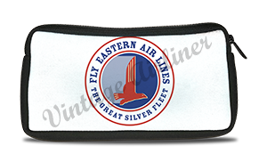 Eastern Airlines 1940's Great Silver Fleet Vintage Bag Sticker Travel Pouch