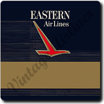 Eastern Air Lines Vintage Image Square Coaster