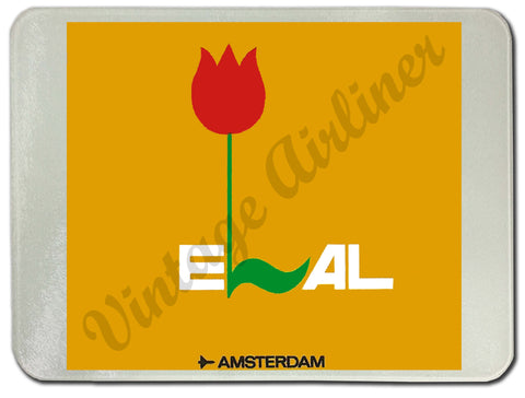 Elal Israel Airlines - Amsterdam - Glass Cutting Board