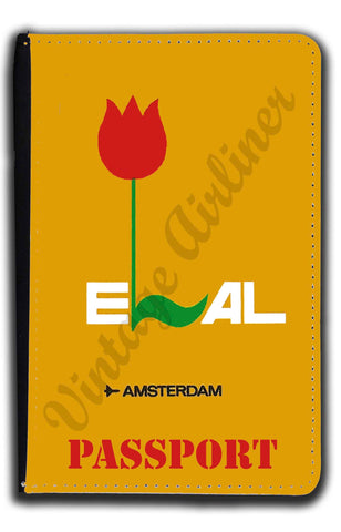 Elal Israel Airlines - Amsterdam - Passport Case