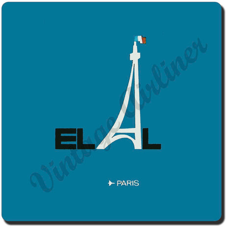 Elal Israel Airlines - Paris - Coaster
