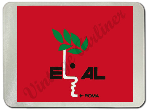 Elal Israel Airlines - Roma - Glass Cutting Board