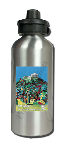 Elal Israel Airlines - Athens - Aluminum Water Bottle