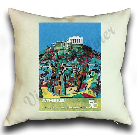 Elal Israel Airlines - Athens - Pillow Case Cover