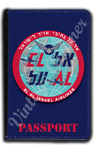 El Al Airlines Vintage Bag Sticker Passport Case