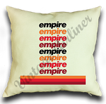 Empire Airlines Timetable Cover Linen Pillow Case Cover