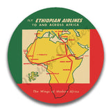 Ethiopian Airlines 1960's Vintage Magnets