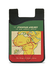 Ethiopian Airlines 1960's Bag Sticker Card Caddy