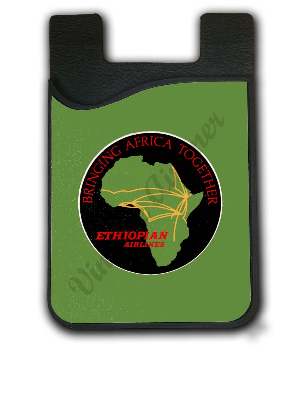 Felpa Con Cappuccio Ethiopian Airlines Uomo: Nero Con Logo Etiopia Rosso Giallo Verde