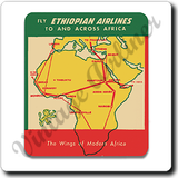 Ethiopian Airlines Vintage Coaster