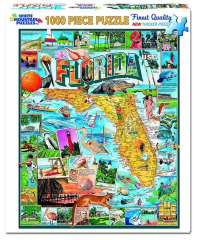 Florida Puzzle by White Mountain - (1,000 pieces)