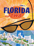 Florida TWA Poster Puzzle by New York Puzzle Company - (1,000 pieces)