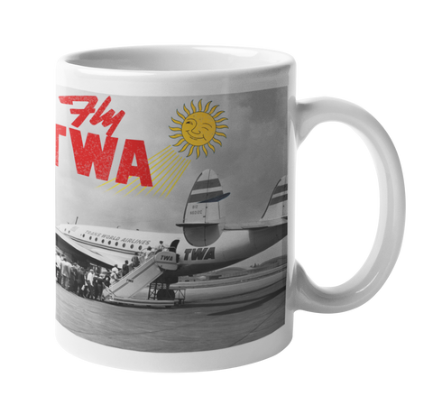 TWA Retro Black And White Photo Coffee Mug