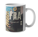 Frankfurt Baggage Tag Art Coffee Mug