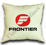 Frontier Airlines Logo 1977-1986 Linen Pillow Case Cover