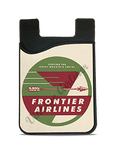 Frontier Airlines 1950's Bag Sticker Card Caddy