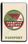 Frontier Airlines 1950's Vintage Bag Sticker Passport Case