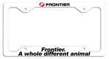 Frontier Airlines - Frontier.  A Whole Different Animal - License Plate Frame