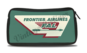 Frontier Airlines 1950's Logo Travel Pouch